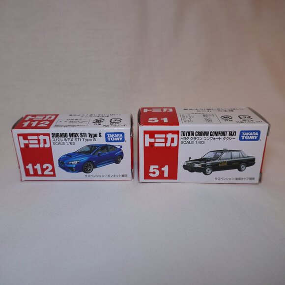 3/$20 - Diecast Model Car Lot Takara TOMY - Kid Toys Japan - BNIB Taxi, Subaru - Picture 3 of 5